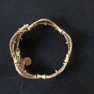 Alex and ani beaded wrap bracelet